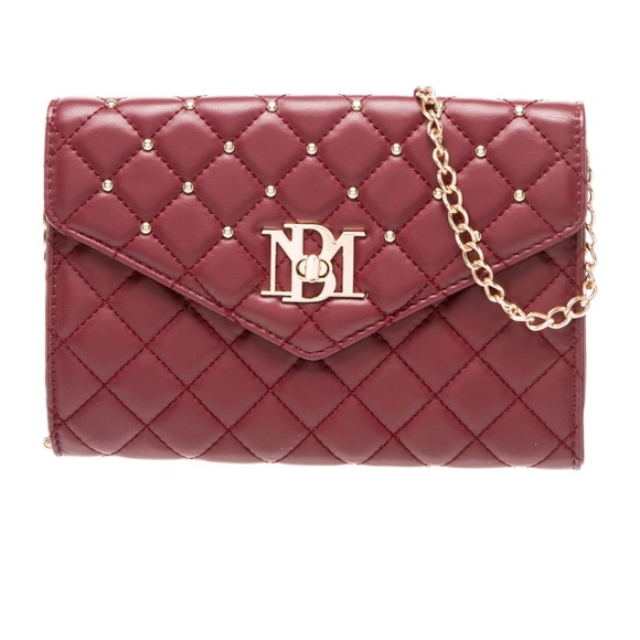 NWT - Badgley Mischka Diamond Quilt Convertible Crossbody Bag - Picture 5 of 6